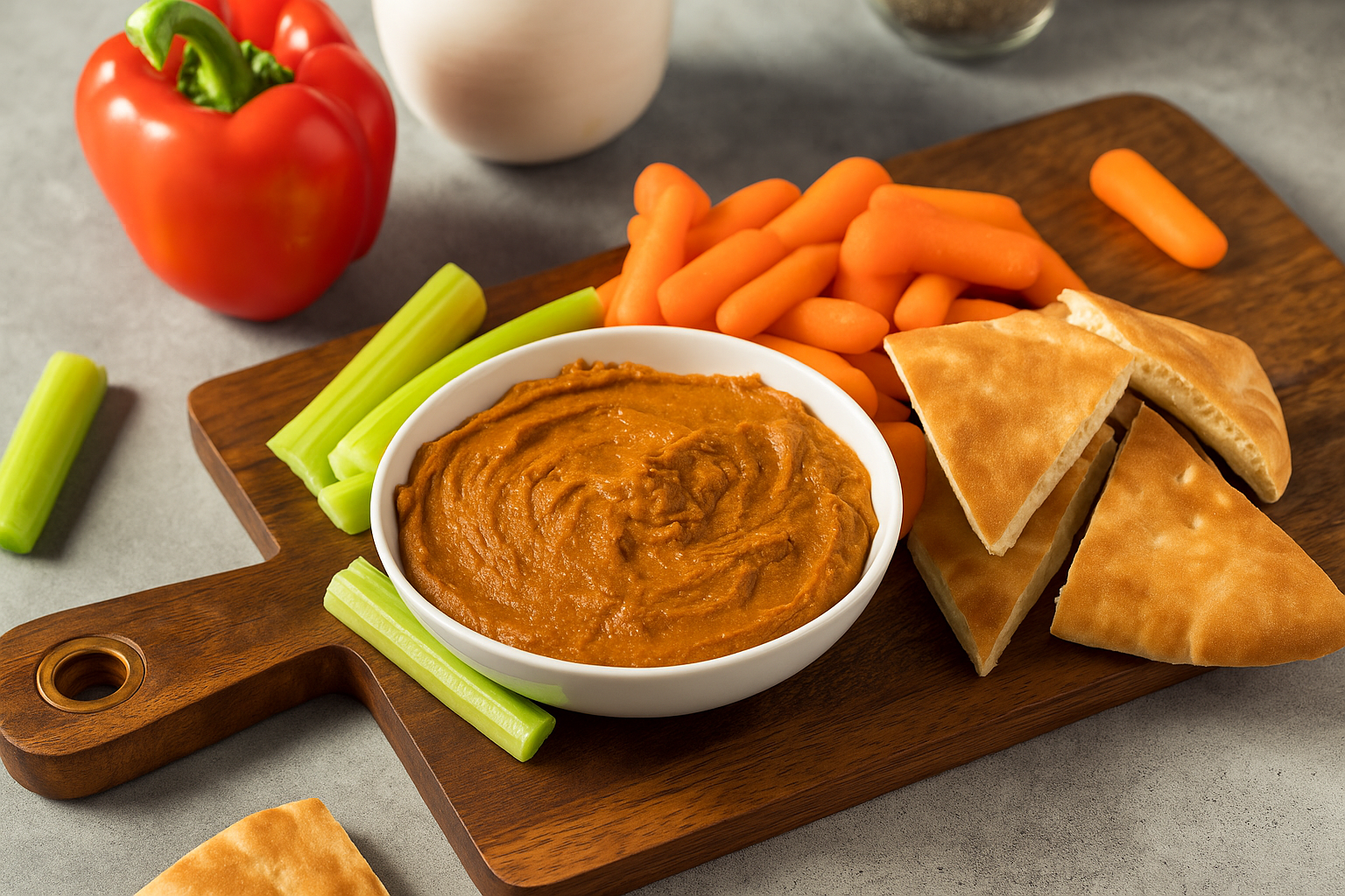 image : Houmous aux pois chiches style poulet au beurre