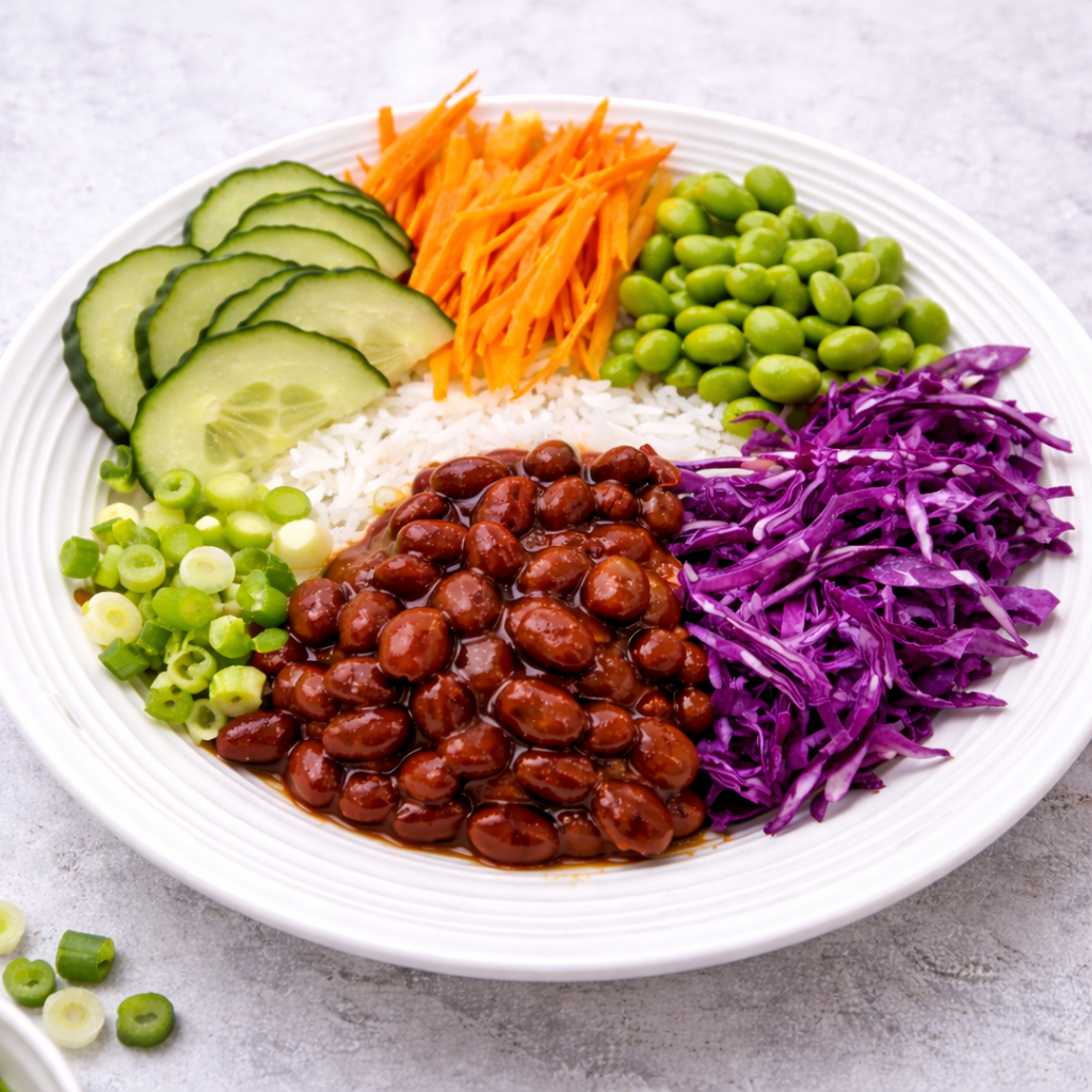 image : Asian style vegetarian bowl