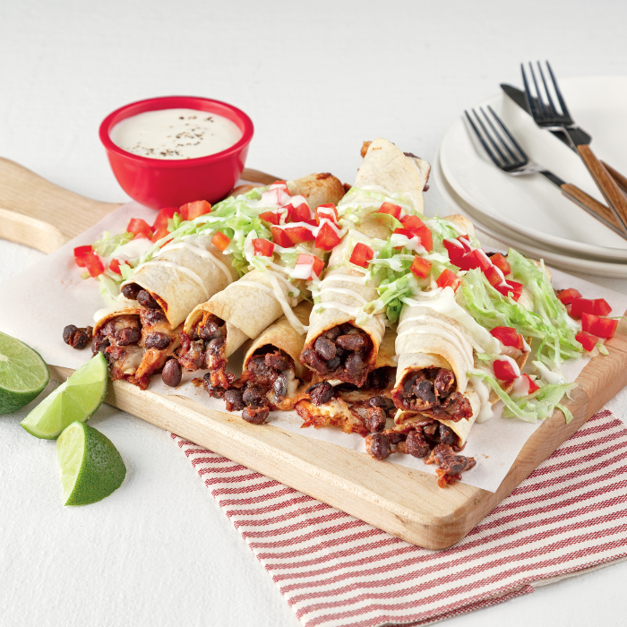 image : Black Bean Taquitos